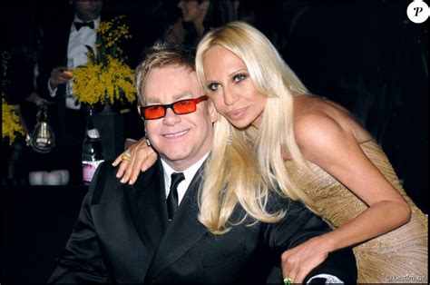 elton john donatella versace